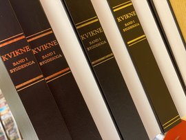 Omslag - Kvikne  Bygdebok Band 1 Bygdesoga